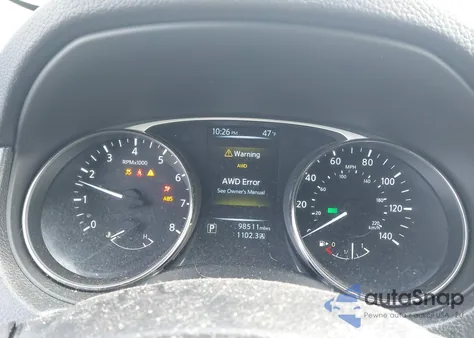 2016 Nissan Rogue Sv z USA, uszkodzony, nr VIN KNMAT2MV5GP654748